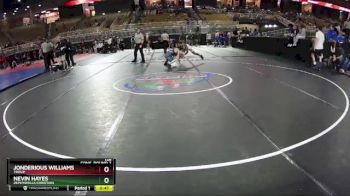 126 lbs Cons. Round 2 - Nevin Hayes, Zephyrhills Christian vs Jonderious Williams, Troup
