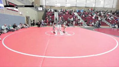 48-51 lbs Round 2 - Gunnar Bell, Homedale Wrestling Club vs Tommy Steel Hallford, Fighting Squirrels Wrestling Club