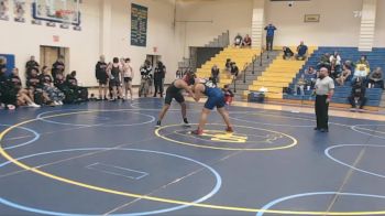 215 lbs Round 3 (4 Team) - Evan Garza, Schertz Clemens vs Jonathan Cuellar, Comal Canyon