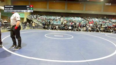 285 lbs Consi Of 32 #2 - Travis Ege, Crater vs Isaac Nez, Corner Canyon