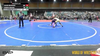 138 lbs Consi Of 16 #1 - Caleb Beckhart, Central Valley (Ceres) vs Joseph Reaves, Lemoore Wrestling Club