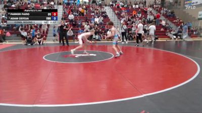 120 lbs Cons. Round 1 - Parker Fazio, Emmett Freestyle Club vs Adam Ostoja, Fighting Squirrels Wrestling Club