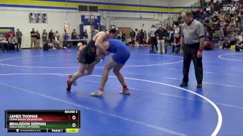 JV-13 lbs Round 2 - Brausdon Seeman, Cedar Rapids Jefferson vs James Thomas, Cedar Rapids Washington