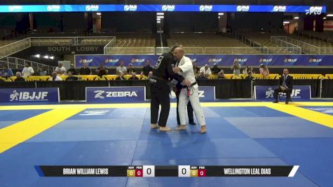 Wellington Leal Dias vs Brian William Lewis 2026 Pan Jiu Jitsu IBJJF Championship