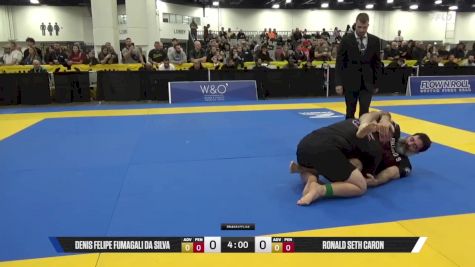 Ronald Seth Caron vs Denis Felipe Fumagali Da Silva 2025 World IBJJF Jiu-Jitsu No-Gi Championship