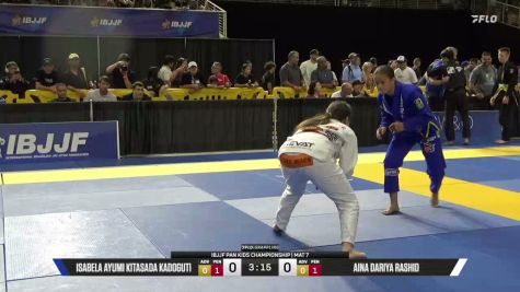 Isabela Ayumi Kitasada Kadoguti vs Aina Dariya Rashid 2026 Pan Kids Jiu-Jitsu IBJJF Championship