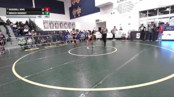 157 lbs Cons. Round 1 - Brock Kenney, Trabuco Hills vs Russell Johl, Los Osos