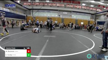 85 lbs Quarterfinal - Waylon Buckner, El Reno Wrestling Club vs Elijah Farley, Team Guthrie Wrestling