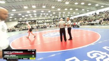 4-285 lbs Quarterfinal - Jared Krogh, Woodgrove High School vs Brett Clatterbaugh, Eastern View