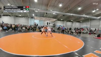 215 lbs 3rd Place Match - Michael McCullough, Pueblo East vs Donavon Farrell, Berthoud