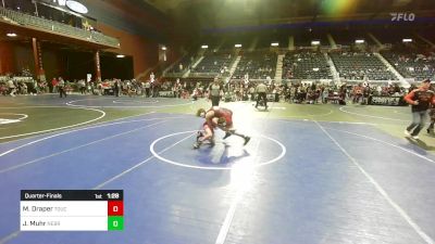 98 lbs Quarterfinal - Mason Draper, Touch Of Gold vs Jackson Muhr, Nebraska Elite WC