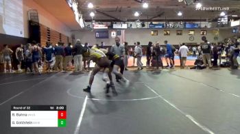 160 lbs Prelims - Blake Bahna, Watchung Hills vs Giffin Goldstein, St. Anthony's