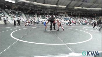 61 lbs Consi Of 4 - Trent Korb, Vinita Kids Wrestling vs Korey Maxwell, Choctaw Ironman Youth Wrestling