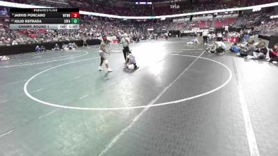 D2-120 lbs Champ. Round 1 - Jarvis Porcaro, Whitewater vs Julio Estrada, Sheboygan Falls