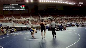 157-D3 Quarterfinal - Gabriel Gallardo, Sahuarita High School vs Samuel Semken, Crismon High School