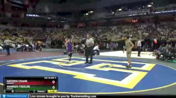 132 Class 3 lbs Cons. Semi - Hayden Crane, Neosho vs Warren Fiedler, Pacific