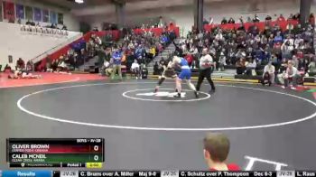 Round 1 - Caleb McNeil, Clear Creek-Amana vs Oliver Brown, Center Point-Urbana