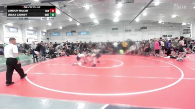 120 lbs Round Robin 2 - Landon Miller, Jacket Wrestling Club-HS vs Lucas Carney, Northern Elite 2-HS