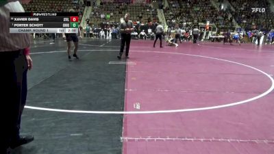 6A 215 lbs Champ. Round 1 - Porter Schott, Chelsea vs Xavier Davis, Stanhope Elmore