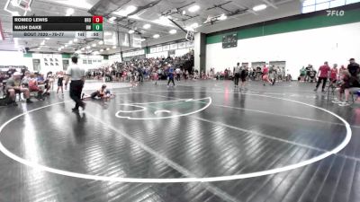 70-77 lbs Round 1 - Romeo Lewis, Broncos vs Nash Dake, Bobcat Wrestling