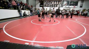 64 lbs Round Of 16 - Grant Hatfield, Coweta Tiger Wrestling vs Van Butterfield, Claremore Wrestling Club