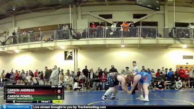 285 lbs Quarterfinal - Carson Powell, Norwell Wrestling Club vs Carson Andreas, Indiana