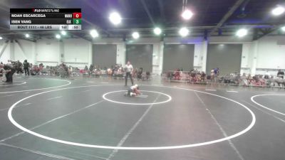46 lbs Quarterfinal - Noah Escarcega, Manu WC vs Isen Vang, Elk Grove Wr Acd