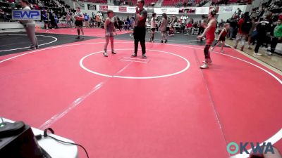 80 lbs Consolation - Ezra Gibson, Owasso Takedown Club vs Raiff Matheson, Pryor Tigers