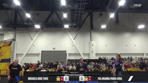 Eva Arianna Parra-Sosa vs Michaela Rose Theis 2025 World IBJJF Jiu-Jitsu No-Gi Championship