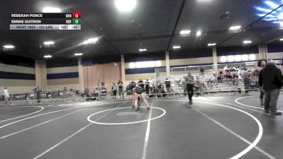 101 lbs Consi Of 16 #1 - Rebekah Ponce, Grindhouse WC vs Emmie Guitron, Rise