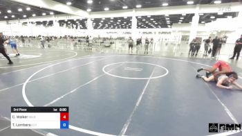 138 lbs 3rd Place - Christopher Walker, Gold Rush Wr Ac vs Tobias Lombera, Elite Force