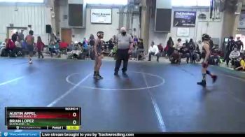 96 lbs Round 4 (8 Team) - Austin Appel, Warhawks Black vs Brian Lopez, 84 Athletes
