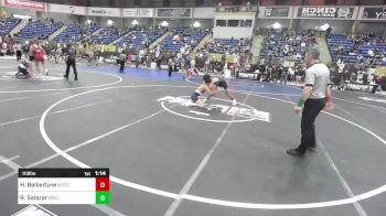 113 lbs Round Of 16 - Hayden Ballantyne, Westlake HS vs Rico Salazar, Brighton WC