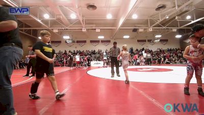 60 lbs Consolation - Preston Cross, Brushy Wrestling Club vs Xander Davis, Keystone Kids