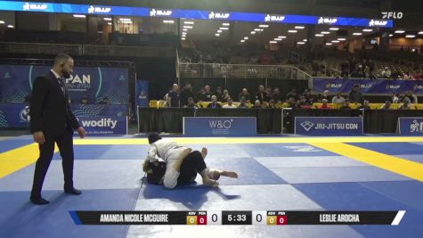 Leslie Arocha vs Amanda Nicole McGuire 2026 Pan Jiu Jitsu IBJJF Championship