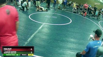 63 lbs Cons. Round 1 - Max Ruiz, Unattached vs Landon Eaton, Pacfic Edge Wrestling