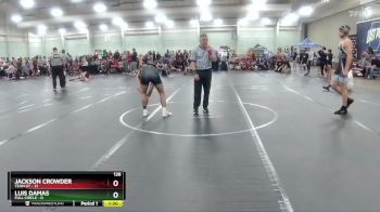 126 lbs Round 2 (8 Team) - Jackson Crowder, Team GT vs Luis Damas, Full Circle