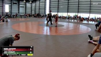 58 lbs Quarterfinals (8 Team) - Nora Jackson, Motley Krew vs Joey Stanley, Combat Athletics Girls