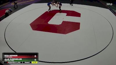 Cons. Round 2 - Myia Hofaker, Minden Girls vs Allie Oligmueller, West Holt Girls