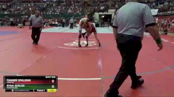 D1-120 lbs Quarterfinal - Tanner Spalding, LaSalle vs Ryan Avalos, Perrysburg