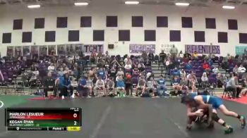 160 lbs Round 4 (6 Team) - Marlon Lesueur, Springboro vs Kegan Ryan, Olentangy Liberty