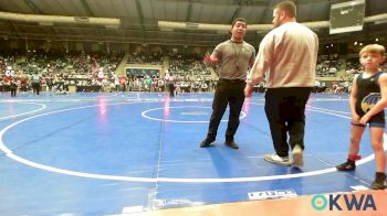 55 lbs Round Of 16 - Bentley Hughart, Berryhill Wrestling Club vs Chasen Shepard, Ada Youth Wrestling