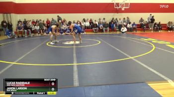 126 lbs Semifinal - Jaxon Larson, Don Bosco vs Lucas Ragsdale, Dike-New Hartford