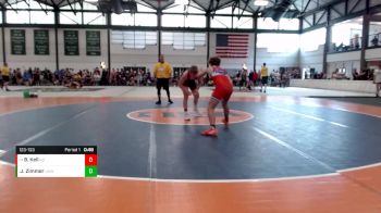 123-133 lbs Quarterfinal - Brody Kell, Kell Bros. vs Jadon Zimmer, Lincoln Way Wrestling Club