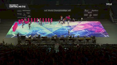 Central HS (TX) "San Angelo TX" at 2026 WGI Percussion/Winds World Championships