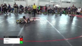 65-B lbs 7th Place - Independence Collins, NC vs Owen Dilts, IN