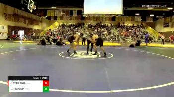 195 lbs Champ. Round 2 - Jetro Preciado, Calvary Chapel (Santa Ana) vs JAVIER SERRANO, Cerritos