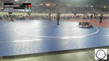101 lbs Round Of 64 - Gabriel Duckworth, F-5 Grappling vs Ayden Ruhe, Lawton, MacArthur Ok