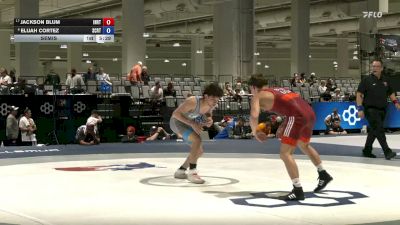 61 kg Semis - Jackson Blum, Indiana RTC vs Elijah Cortez, Spartan Combat RTC/ Titan Mercury Wrestling Club