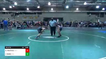 105 lbs Prelims - Antonio Martinez, Jackson County vs Isaiah Webb, Avengers